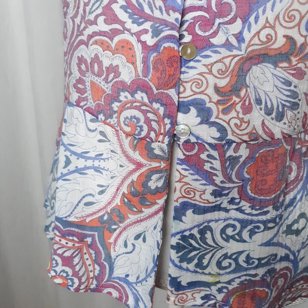 Nanette By Nanette Lepore Paisley Flutter Sleeve … - image 4